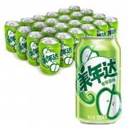 限地区： 百事可乐 美年达 青苹果味汽水 330ml*24罐瓶