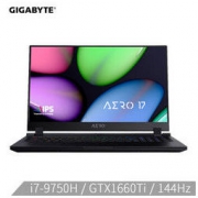 技嘉GIGABYTE Aero17-SA 17.3英寸设计轻薄游戏本(i7-9750H GeForce GTX1660Ti 16G 512G 144Hz) RP77