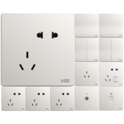 ABB 轩致白 86型 二居室套餐 40只 698元包邮（需用券）