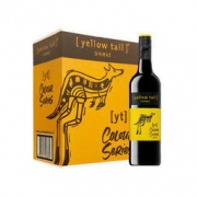 黄尾袋鼠（Yellow Tail）缤纷系列 西拉红葡萄酒 750ml*6瓶 整箱装 澳大利亚进口