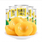 刻凡 糖水黄桃罐头 425g*5罐