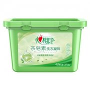 第2件0元 心相印 茶皂素 洗衣凝珠 40颗/盒 八倍洁净