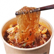 嗨吃家大食桶 110g酸辣粉x12件+山药薄片薯片x10件