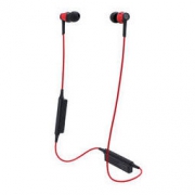 audio-technica 铁三角 CKR35BT 蓝牙入耳式耳机 红色