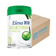 雅培(Abbott)Eleva菁挚有机幼儿配方奶粉 3段900克*6(整箱装)