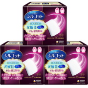 日本 舒蔻化妆棉1/3省力卸妆棉洁面 3盒装 *2件 104.85元（合52.43元/件）