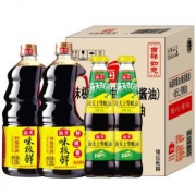 有券的上：海天 酱油蚝油 味极鲜特级生抽 1.28L*2+上等蚝油 520g*2（礼盒装） *4件 99.6元包邮（需用券）