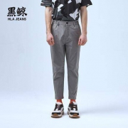 黑鲸 CKCAJ29037A 男士直筒休闲裤