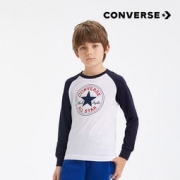 Converse 匡威 男童春季经典LOGO长袖T恤（105~165码） 多款