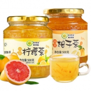 DONGDAHANJIN HJ 東大韩金 蜂蜜柚子柠檬茶组合 500g*2瓶 21.9元包邮
