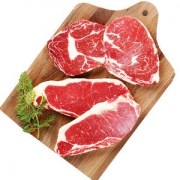澳洲进口 今聚鲜 西冷+眼肉 原切牛排套餐 10片 共1300g