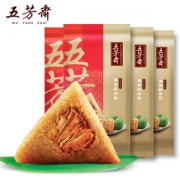 中华老字号 五芳斋 鲜肉/红枣/紫米粽子 100g*4只