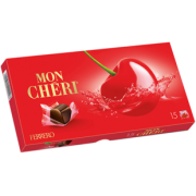 费列罗 moncheri 蒙雪丽 樱桃酒心黑巧克力 15粒装 48元包邮