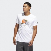 10点：阿迪达斯 adidas ADI BALL OUT 男子篮球短袖 DU6856