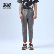 黑鲸 CKCAJ29037A 男士直筒休闲裤