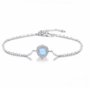 alivinee 阿莉维妮 opal 欧泊 925银 手链