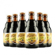 比利时进口 精酿啤酒 KASTEEL 卡斯特黑啤酒330ml*6瓶