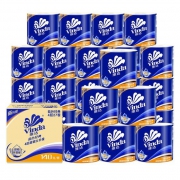 10点开始、88VIP：Vinda 维达 蓝色经典 卷纸 4层*140g*27卷 *3件 102.62元包邮（前5分钟，合34.21元/件）