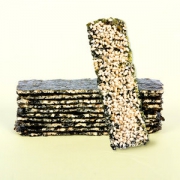 苔知 趣海苔夹心脆 即食芝麻夹心海苔罐装 40g*3件