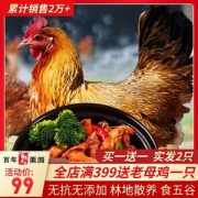 首农旗下 百年栗园 散养柴鸡土鸡 700g*2只