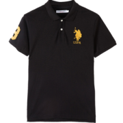 美式经典、珠地网眼结构、全珠地棉：U.S POLO ASSN 男士休闲Polo衫  券后99元包邮