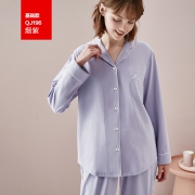 春秋纯棉情侣睡衣女长袖红豆家居服 券后￥149.8