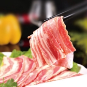 龙大肉食 新鲜排酸猪肉培根 480g