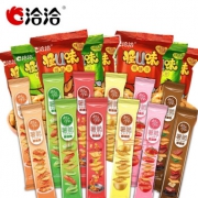 洽洽喀吱脆薯片 6种口味共12支+怪味豆混合口味10袋 27.9元包邮（需用券）