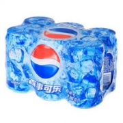 百事可乐 Pepsi 碳酸饮料 330ml*6听 (新老包装随机发货) *3件