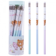 deli 得力 58133 卡通熊 皮头铅笔 HB 30支 *3件 +凑单品