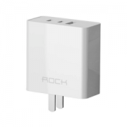 新品发售： ROCK 洛克 65W 氮化镓GaN 充电器 2C1A