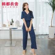 韩都衣舍 GD01176 女士波点连体裤