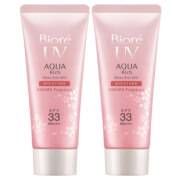 Biore 碧柔 SPF33 PA+++ 水活防晒柔润凝蜜(浪漫樱花香) 60g*2支69元包邮（需领券，34.5元/支）