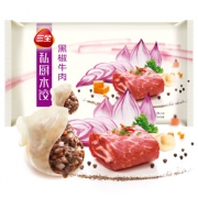 有券的上、京东PLUS会员：三全 私厨水饺 黑椒牛肉口味 600g *5件 97.77元（双重优惠）