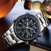 CITIZEN 西铁城 Blue Angels 蓝天使男士光动能腕表 AT8020-54L
