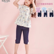 HELLO KITTY 2020夏装新款女童短袖T恤裤子两件套
