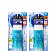 10点：Biore 碧柔 多效水润防晒啫喱 SPF50+ PA++++ 90ml 2支装