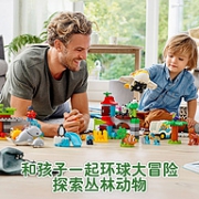 121块、得宝系列人气产品！LEGO 乐高  10907 环球动物