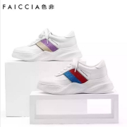 色非 小白鞋 真皮运动鞋