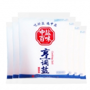 中盐烹调盐加碘盐精400g*6袋 9.9元包邮