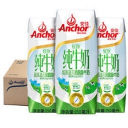 安佳（Anchor）轻欣脱脂牛奶250ml*24盒整箱 新西兰进口 牛奶