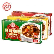 安记 原味/微辣/中辣 日式黄咖喱 100g*3盒