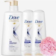 多芬 密集滋养 修护洗发乳 700ml+护发素 195ml*2瓶