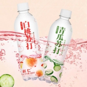 0脂0卡0糖、富含维C：360mlx24瓶 名仁 白桃苏打气泡水