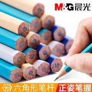 晨光 5支铅笔+2个橡皮+一个卷笔刀 1.9元包邮（需用券）