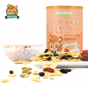 萌动农佳 混合坚果燕麦片 500g/罐 10.6元不要（需用券）