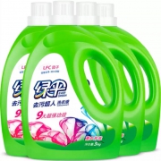 限地区：绿伞 洗衣液 套装 去污超人3kg*4瓶 *2件