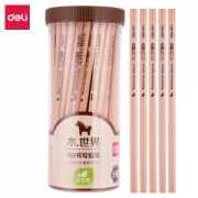 deli 得力 S950 木世界系列 HB原木铅笔 72支/桶 *2件 +凑单品