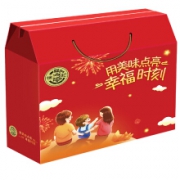 徐福记 零食糕点 礼盒1500g*2+俏香阁 炭烤迷你肠96g