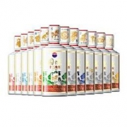 茅台十二生肖酒 国博十二生肖 收藏纪念酒 53度500ml*12瓶 高度酱香型白酒